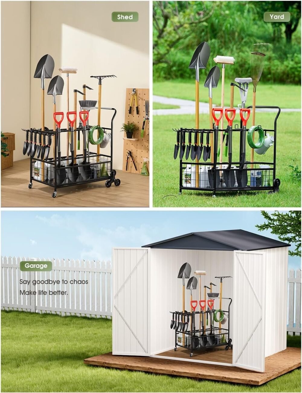 Garden Tool Storage Cart - Image 3